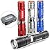 Pack of 4 Flashlights, BYB 180 Lumens Small Flashlight Super Bright Zoomable Mini Pocket LED Flashlight with Clip, 3 Modes for Outdoors and Indoors (Camping, Hiking, Emergency, & Kids)