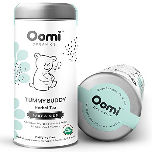 Baby Gas Relief, Colic, & Acid Reflux Relief Herbal Tea by Oomi USDA