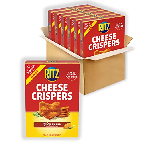 RITZ Cheese Crispers Spicy Queso Baked Chips, 6 7 oz Boxes Pricepulse