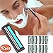 MYEDO Men Manual Shaving Razor, 2-Layer Portable Hair Removal Shaver With 12 Pcs Blade Razor Face Care Tools Kit