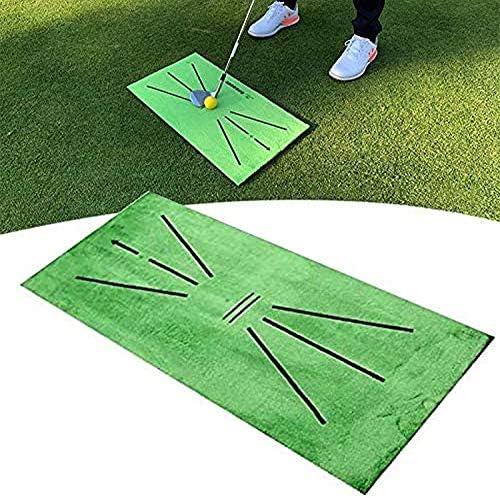 Nevoc Golf Training Mat, Mini Portable Golf Practice, Training Aid Rug for Swing Detection Batting, Game and Gift for Home Office Outdoor (12″X24″)