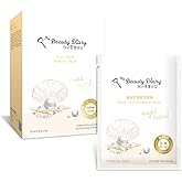 My Beauty Diary-Royal Pearl Radiance Facial Mask, Hydrating and Brightening Collagen Essence Face Sheet Mask for Normal and Dull Skin Condition(8 Combo Pack)