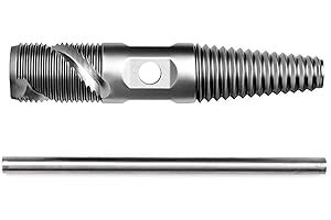 Double Head Break Screw Extractor Pipe Valves Faucet Break Bolts Water Pipe Screw Tool for 1 / 2inch 3 / 4inch Pipes Valves B