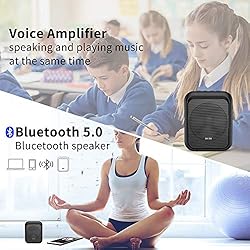 SHIDU Mini Voice Amplifier Portable Bluetooth