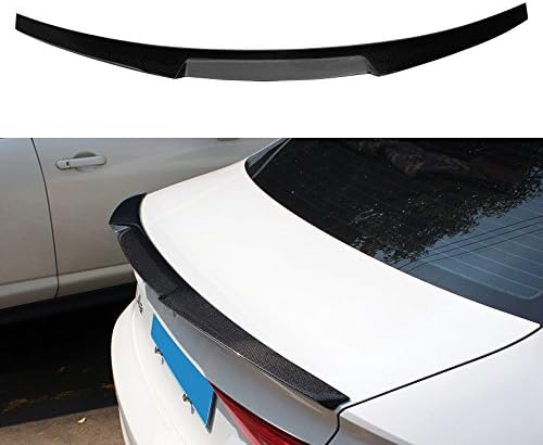 M4 style spoiler 2013+ carbon fiber rear boot trunk spoiler for A3 sedan