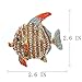 Hyaline&Dora Tropical Fish Trinket Box Hinged Small Jewelry Ring Holder Bejeweled Figurine Collectible Decoration Gift