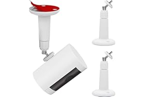 2 Pack Adjustable Adhesive Wall Mount Brackets for Ring Stick Up Cam ＆ Ring Outdoor Cam Plus, Indoor / Outdoor Installation, 