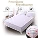 DOWNCOOL Zippered Mattress Encasement Cover- Include 2 Bonus Pillowcase- Bed Bug Proof, Dust Mite Proof, Breathable Six Sided Mattress Protector (9-12 deep, Queen)