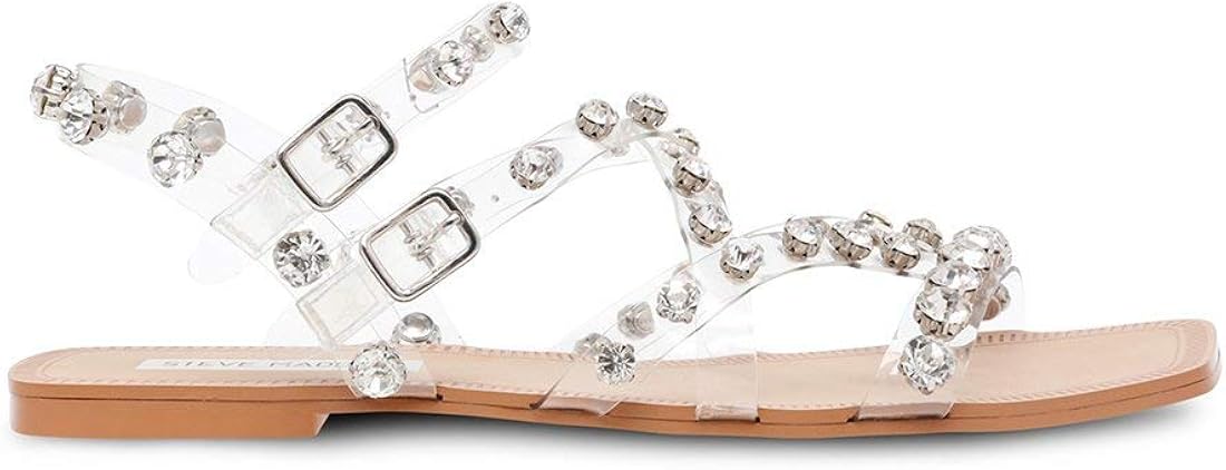 steve madden clear jelly sandals