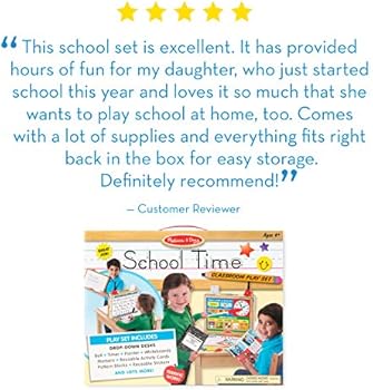melissa and doug school set