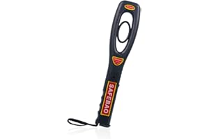 SAFEBAO Portable Hand Held Metal Detector Wand Security Scanner with Adjustable Sensitivity Ratio Audio and Vibration LED Indication