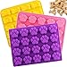 BAKHUK Puppy Dog Paw and Bone Silicone Candy Mold,FineGood Reusable Silicone Molds for Making Candies,Chocolate,Ice Cubes and Biscuits. (20 Cavity,3pcs)