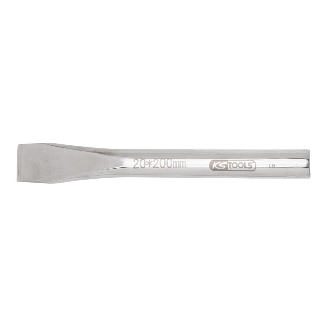 KS TOOLS 964.3101 STAINLESS Flat chisel, oval, 160mm