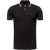 Armani Exchange Mens Slim Fit Cotton Pique Tipped Polo