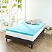 ZINUS 3 Inch Green Tea Cooling Gel Memory Foam Mattress Topper / Cooling Gel Foam / CertiPUR-US Certified, Twin,Blue