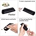 Heim & Elda Garlic Press, Heavy Duty Stainless Steel Kitchen Garlic Mincer and Crusher with Silicone Tube Roller Peeler, Rusting-proof and Dishwasher Safe
