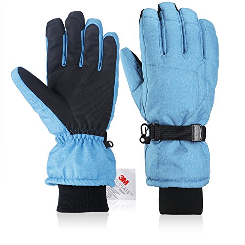 image for Ski Gloves,Fazitrip Windproof Waterproof Winter Gloves for Women W/WO 