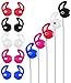 EarPod Cover Earphone and Ear Hook for Apple Headphones Earbuds for iPod iPhone 7/6 / 6S / 6 Plus/ 5S/ 5C/ 5 - Rainbow 10PCS (5 Pairs)