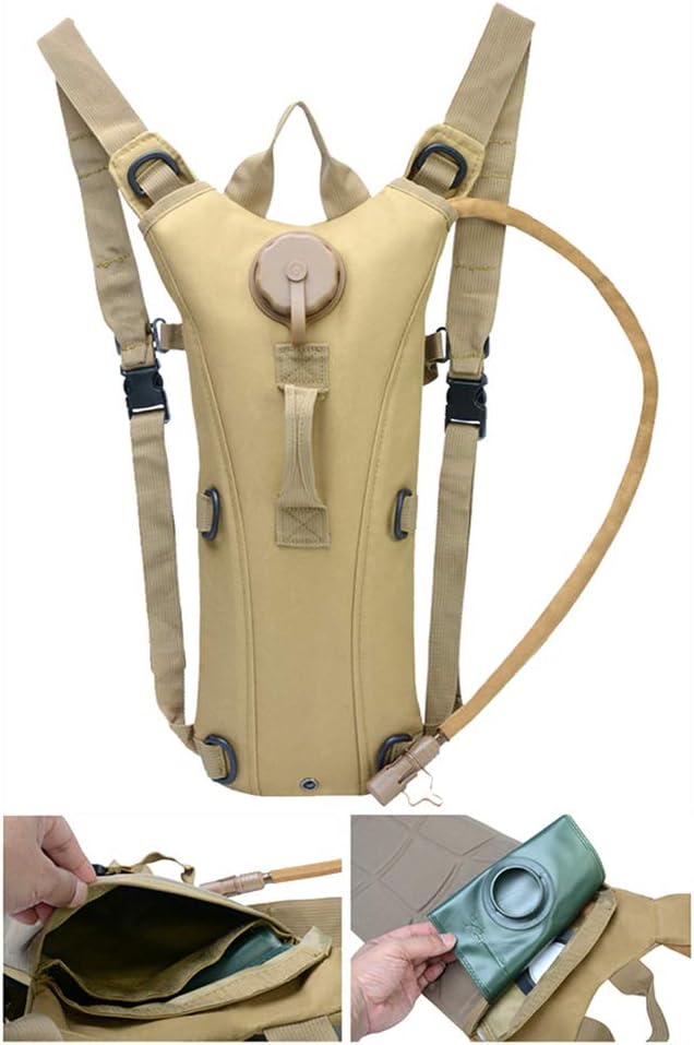 Alious Ciel High Capacity Hydration Pack Water Rucksack BPA Free Leakproof Insulated Tube Water Bag for Hiking Bicycle Running