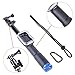 Vicdozia Selfie Stick 39'' Extendable Handheld Monopod Extension Pole Hand Grip Inbuilt Wifi Remote Housing Case for GoPro Hero 6/5 Black, Session, Hero 4 Black Silver, Hero 2 3 3+, Hero+LCD