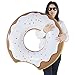 XFlated Donut Float, Inflatable Donut Pool Float Chocolate, Pool Beach Toy Kids, Donut Ring 33 Inches