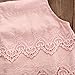 Newborn Baby Girl Infant Romper Jumpsuit Bodysuit Tutu Lace Dress Clothes Outfit (0-3 Months, Pink)