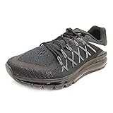 Nike Air Max 2015 Men Round Toe Synthetic Black Running Shoe