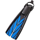 ATOMIC AQUATICS Open Heel Split Fins for Snorkeling &amp; Scuba Diving