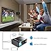 iBosi Cheng Video Projectors, WiFi Projectors Mini Projector Full HD 1080P Home Projector, 2800 Lux Wireless Display Projector LCD Portable Movie Projector with HDMI USB VGA Portsthumb 3
