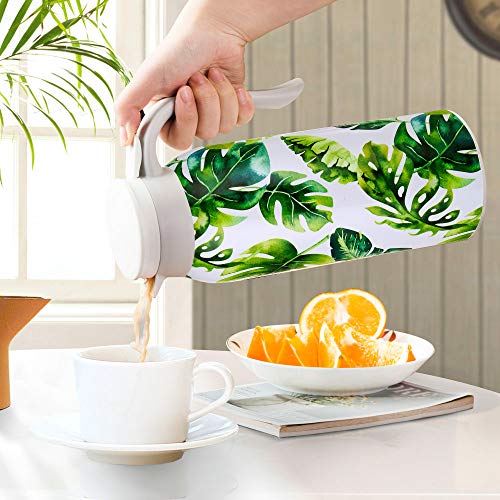 GiNT 51 Oz Stainless Steel Thermal Coffee Carafe, Double Walled Vacuum