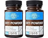 Global Healing Center Oxy-Powder Colon Cleanse Detox - Oxygen Based Safe and Natural Intestinal Cleanser - Relief from Occasional Constipation 20 Capsules (2 Pack)