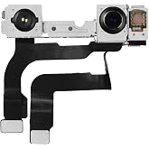 Risidamoy Front Facing Camera Replacement for iPhone 12 12 Pro 12MP | Facing Lens Module Replace Flex Cable with Structured Light Receiver Transmitter Sensor Connector for iPhone12 12Pro