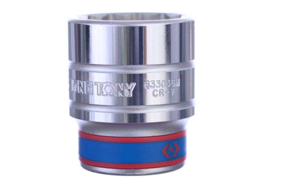 KING TONY 633036M 12-Points Socket, 36 mm, 3/4-inch