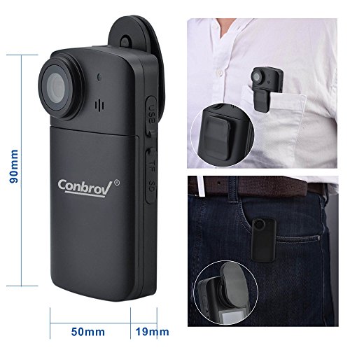 Conbrov HD90 Hd Flip Mini Video Recorder and Audio Hidden Camera Pocket