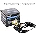 Brightest and Best 6000 Lumen Bright Headlamp Flashlight , IMPROVED LED with Rechargeable Batteries for Reading Outdoor Running Camping Fishing Walking - Waterproof Headlight