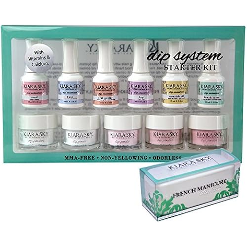 Kiara Sky Dip Powder, Starter Kit, 8 Ounce in Total