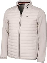 Calvin Klein Mens Hybrid Jacket Parchment XXL Insul-Lite Polyester Elastane