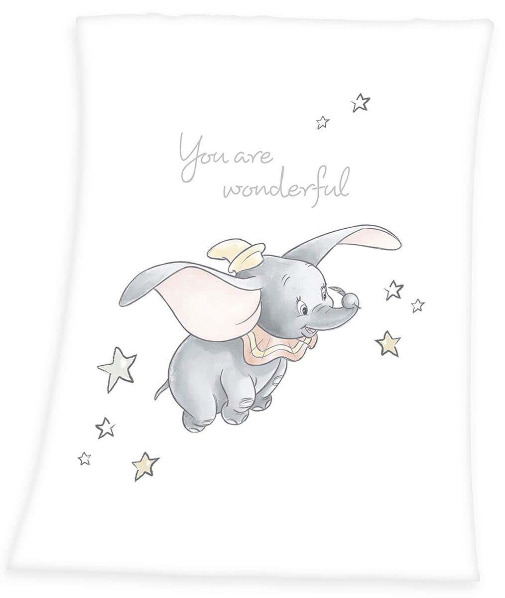 Herding Soft-Peach Blanket, Polyester, White, 75 x 100 cm