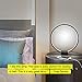 Brightech Circle LED Nightstand Lamp with USB Port – Compact Bed Stand Lamp for Bedroom, Living Room - Modern Asian Table & Desk Lamp on Side & End Tables - Jet Black