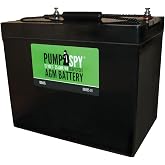 PumpSpy 12V 75Ah AGM Battery for Sump Pumps, Maintenance-Free,