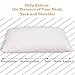 RELAX Shredded Memory Foam Pillow for Optimal Orthopedic Support, with Free Pillowcase, Queen