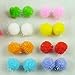 RIMOBUL 40PCS 1.5INCH New Generation Extra Large Cat's Favorite Chase Glitter Ball Toy Sparkle Pom Pom Balls