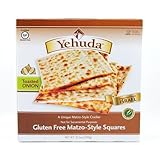Yehuda Matzos Toasted Onion, Gluten Free 10.5oz (Pack of 3)