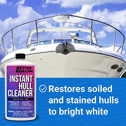 Fiberglass Boat Hull Cleaner for Boats & Aluminum Boat Cleaner Cleaning