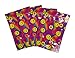(50) Mylar Purple Rainbow Smiley Bags 5 mil - 6