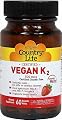 Country Life - Vegan K2 Smooth Melts 500 mcg. - 60 Tablet(s)