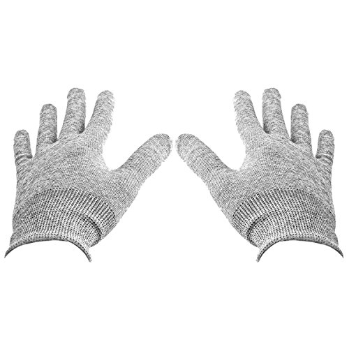 VSGO DDG-2 1 Pair Nylon Anti-Static Carbon Fiber Touch Screen Camera Cleaning Gloves, Grey - Thumbnail 4