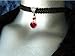 Twilight's Fancy Swarovski Crystal Heart Pendant Choker (Siam Red, Large)