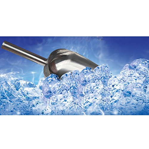 B Blesiya Multi-function Stainless Steel Ice Scoop Dry Wet Goods Flour Shovel Tool 9'' - Thumbnail 3