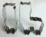 Cookie Cutter, KOOTIPS 2 Pcs/Set Cute Alpaca Shape Stainless Steel Cookie Cutter Fondant Cutter Cookie Cutter Set Pastry Mold